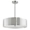 Cwi Lighting Mikayla 5 Light Drum Shade Chandelier With Satin Nickel Finish 5555P22SN - alternate 2